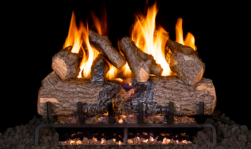 24 inch charred oak log set product image