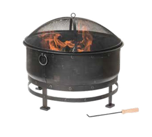 cauldron wood firepit