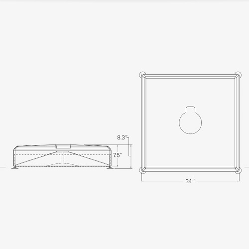 13′ cantilever base – black thumbnail