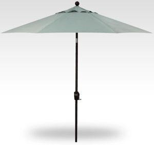 9′ spa push-button tilt umbrella – black frame