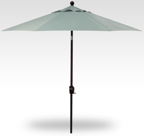 9′ spa push-button tilt umbrella – black frame thumbnail image