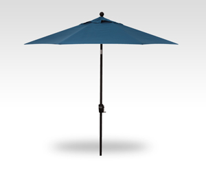 9′ blue jay push-button tilt umbrella – black frame