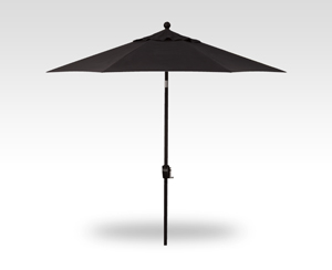 9 black collar tilt umbrella – black frame