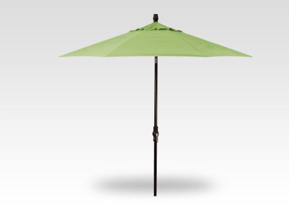 9 ginkgo collar tilt umbrella – black frame product image