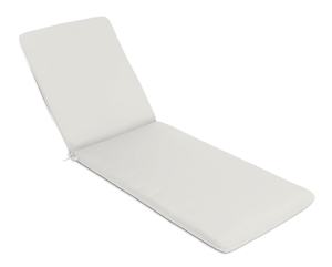 white thin chaise cushion