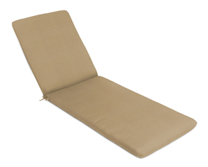 sesame linen thin chaise cushion