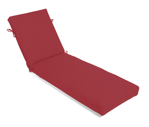 spectrum cherry thick chaise cushion