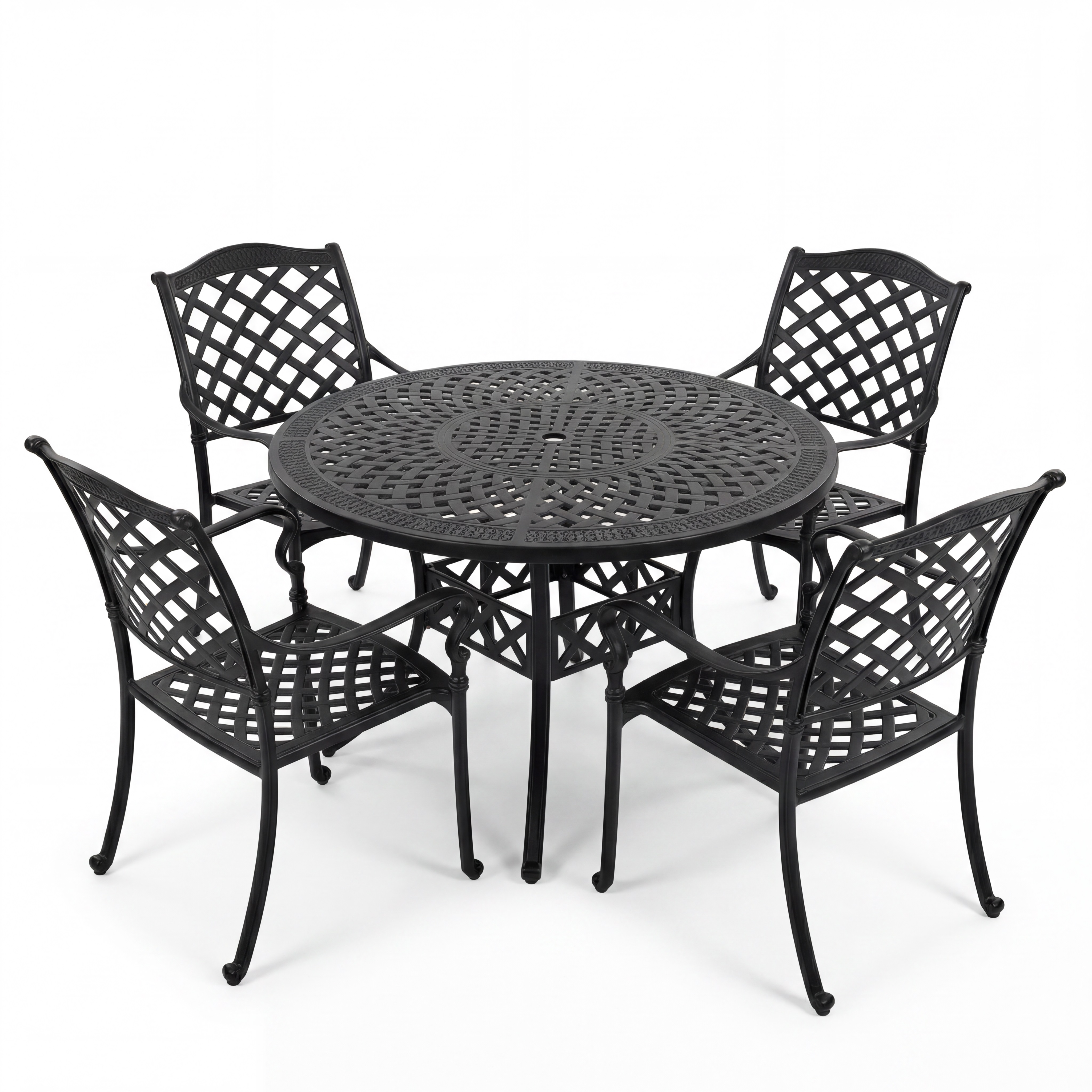 berkshire 60 inch lazy susan dining set product image