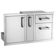 5 series double doors with trash and dual drawers product image