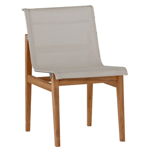 coast teak side chair in natural teak