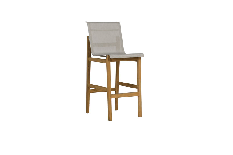 30.375 inch coast bar stool in natural teak thumbnail image
