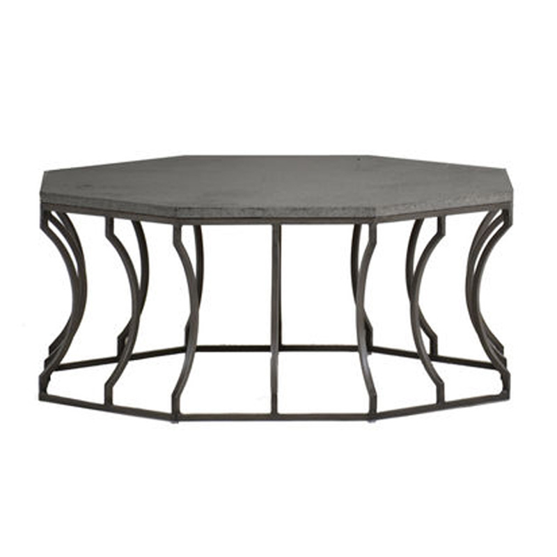 audrey coffee table in slate grey/ black walnut product image