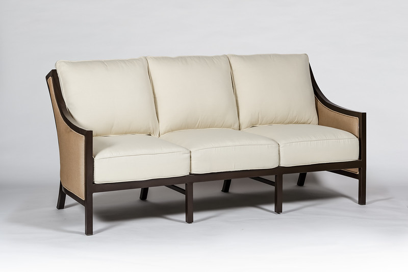 barcelona sofa mahogany/suntan textiline old part num: 309517 thumbnail image