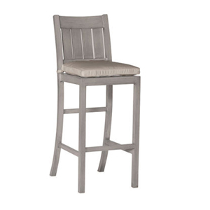 30 inch club aluminum bar stool in oyster – frame only