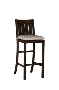30 inch club aluminum bar stool in oyster – frame only thumbnail