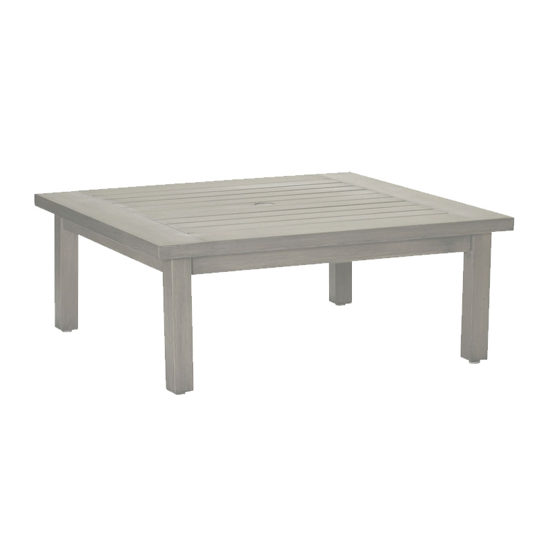 club aluminum square coffee table in oyster thumbnail image