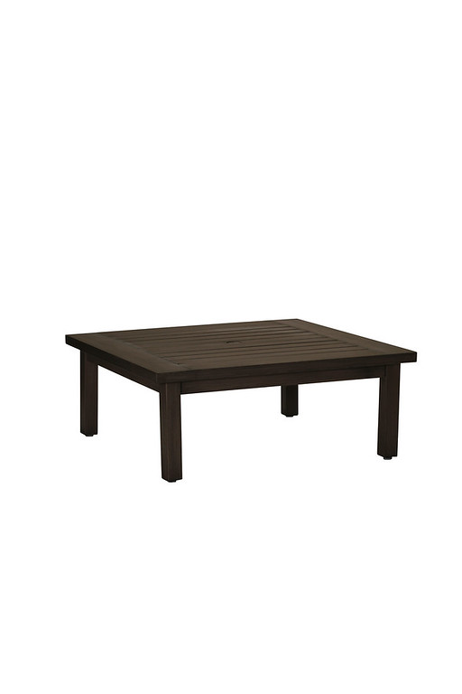 club aluminum square coffee table in oyster thumbnail image