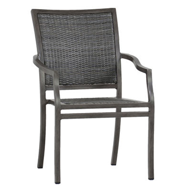 villa arm chair in slate grey – frame only product image