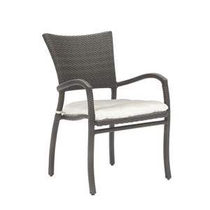 skye arm chair in oyster – frame only