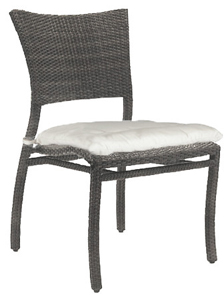 skye side chair in oyster – frame only
