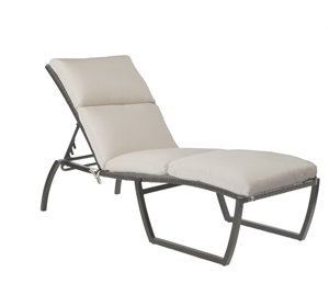 skye chaise lounge in oyster – frame only