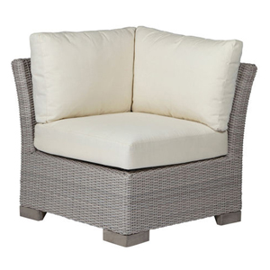 club woven corner sectional (left/right facing) in oyster – frame only thumbnail