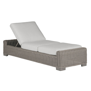 rustic chaise lounge in oyster – frame only thumbnail