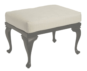 provance ottoman in slate grey – frame only