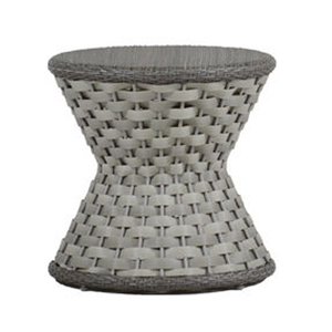 joanna end table in slate grey / oyster