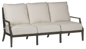 lattice sofa in slate grey – frame only thumbnail