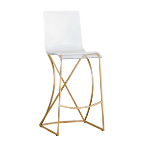 johnson bar stool – gold