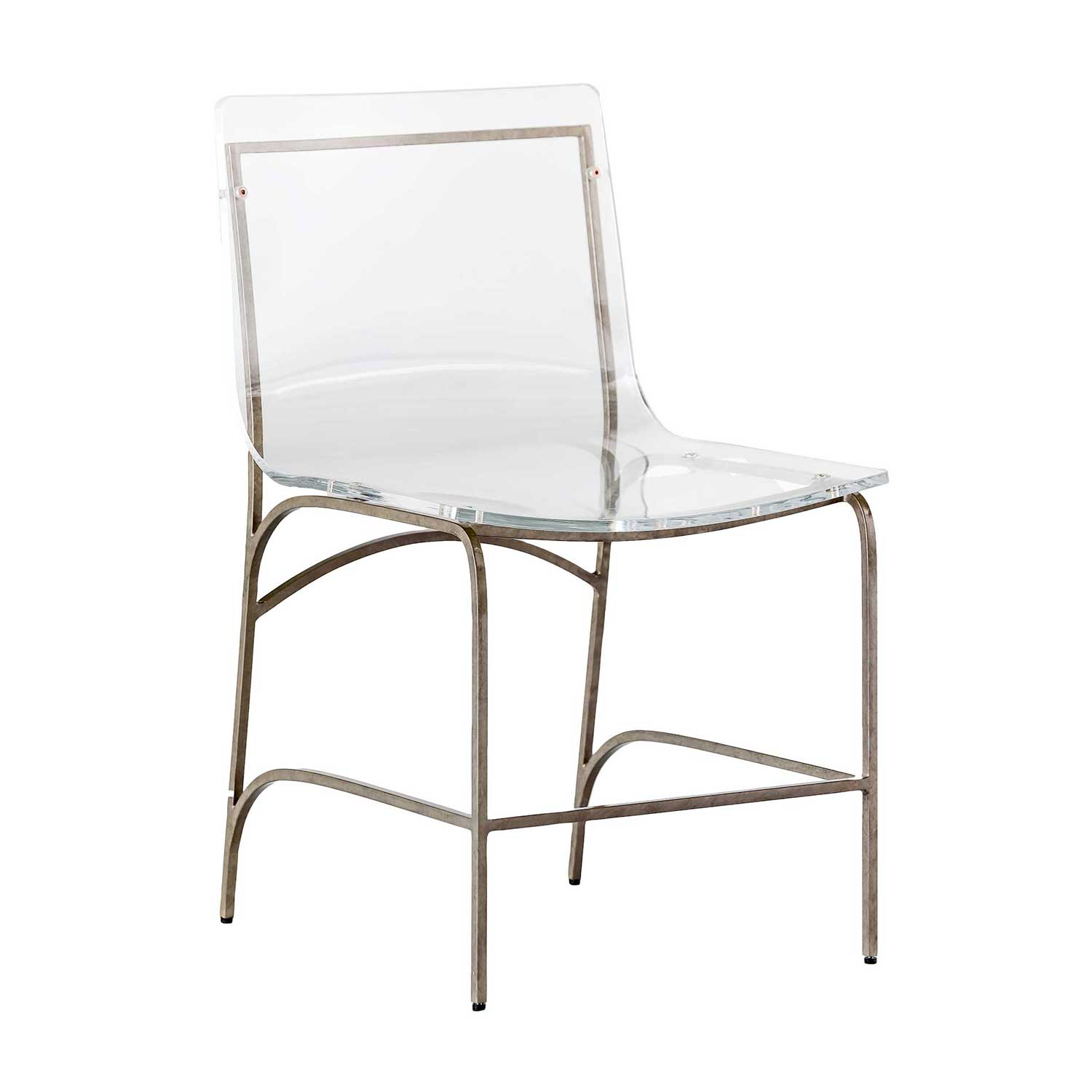 penelope dining chair – silver product image