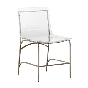 penelope dining chair – silver