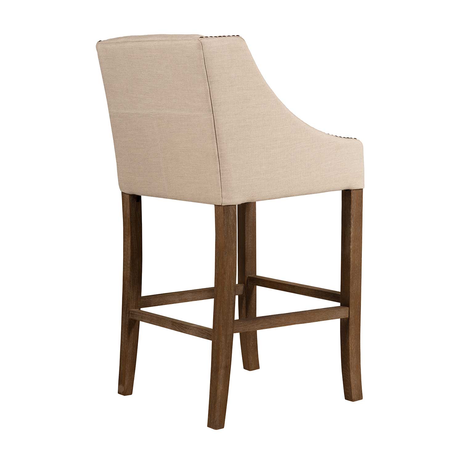 winston bar stool – linen dove thumbnail image