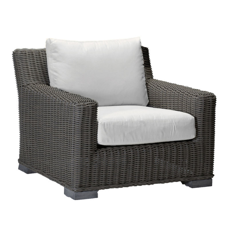 rustic lounge chair in slate grey – frame only thumbnail image