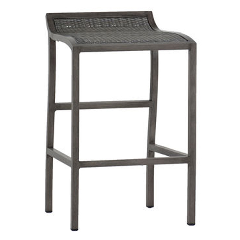 29 inch villa backless bar stool in slate grey – frame only product image
