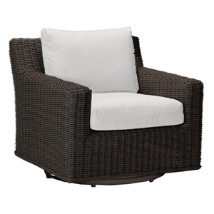 rustic speaker swivel lounge in black walnut – frame only thumbnail