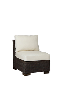 club woven slipper chair in black walnut – frame only thumbnail