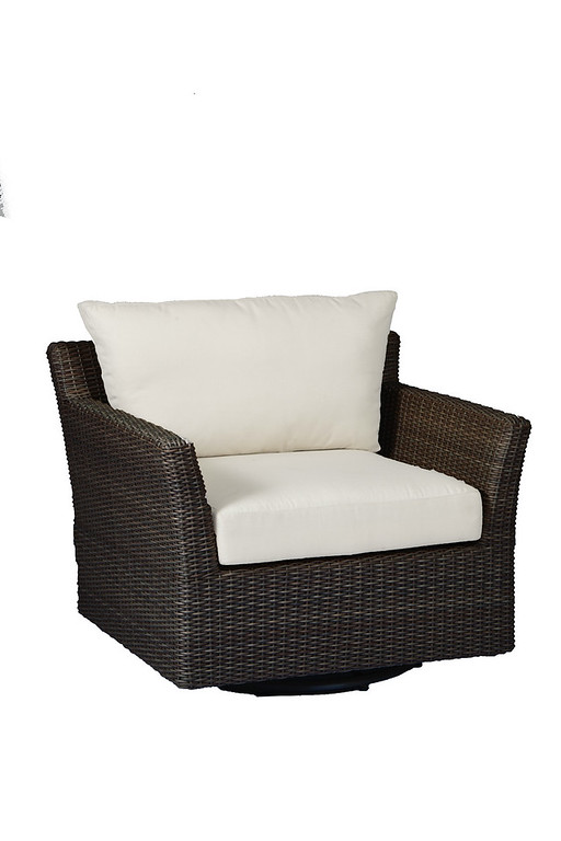 club woven swivel glider in black walnut – frame only thumbnail image