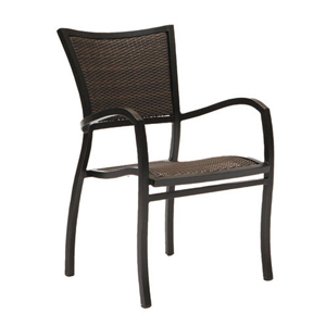 aire arm chair in black walnut – frame only