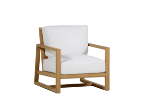 avondale teak lounge chair in natural teak – frame only thumbnail