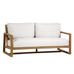 avondale teak sofa in natural teak – frame only