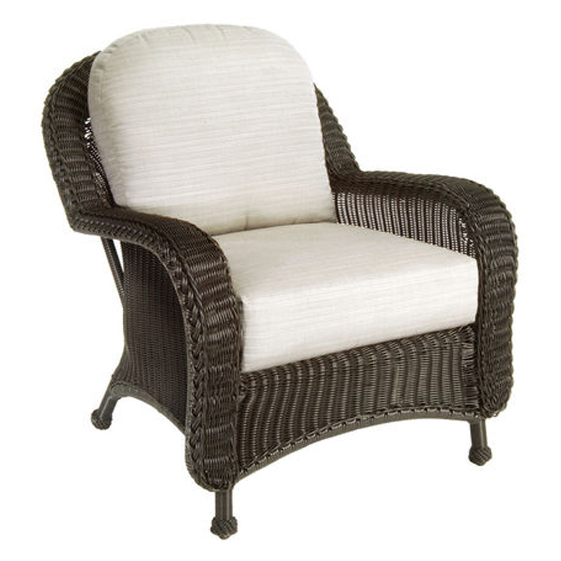 classic wicker lounge chair black walnut – frame only thumbnail image