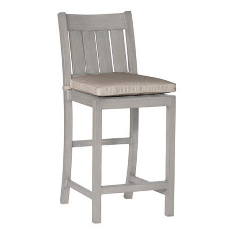 24 inch club aluminum bar stool in oyster – frame only thumbnail image