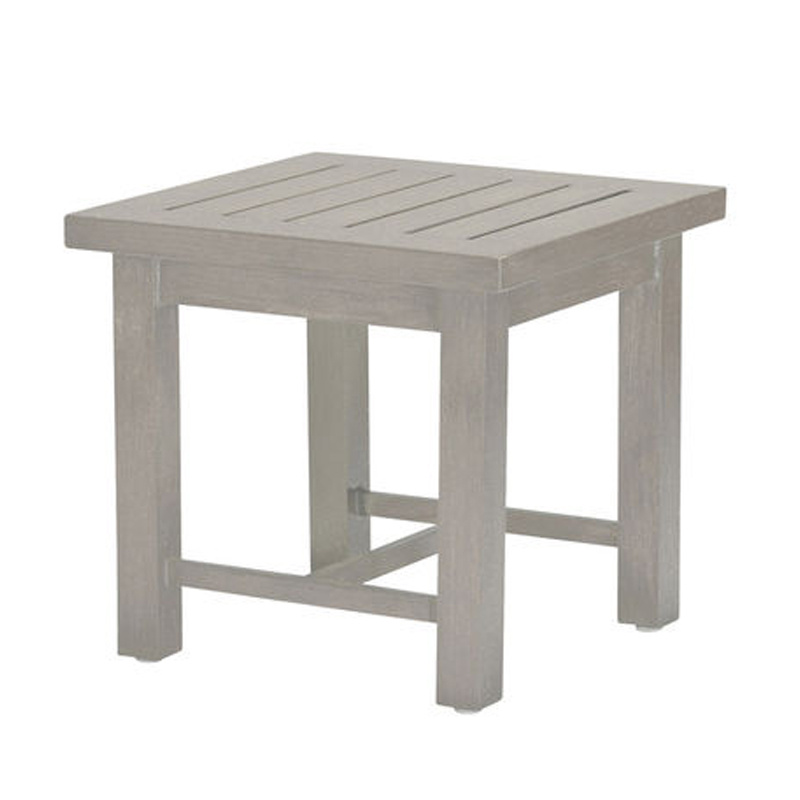 club aluminum end table in oyster product image