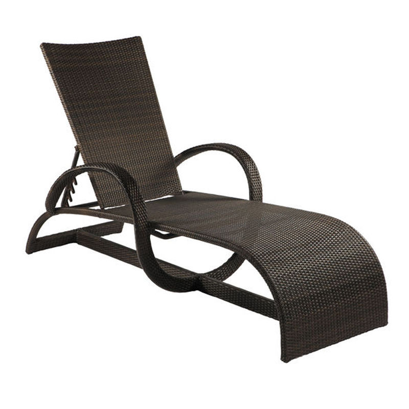 halo chaise lounge in black walnut product image