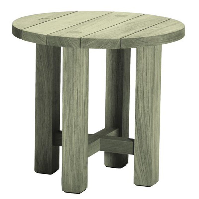 croquet teak end table oyster product image