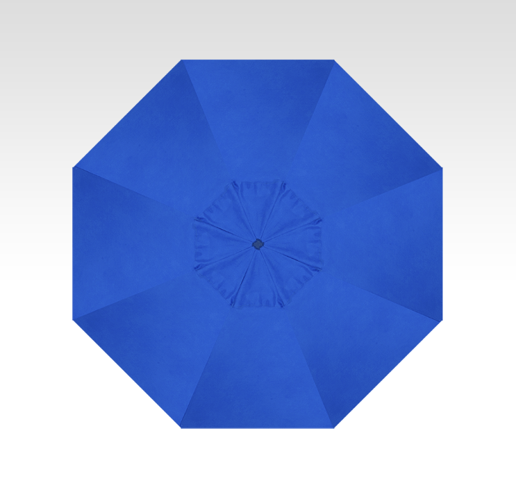 9′ cobalt push-button tilt umbrella – black frame thumbnail image