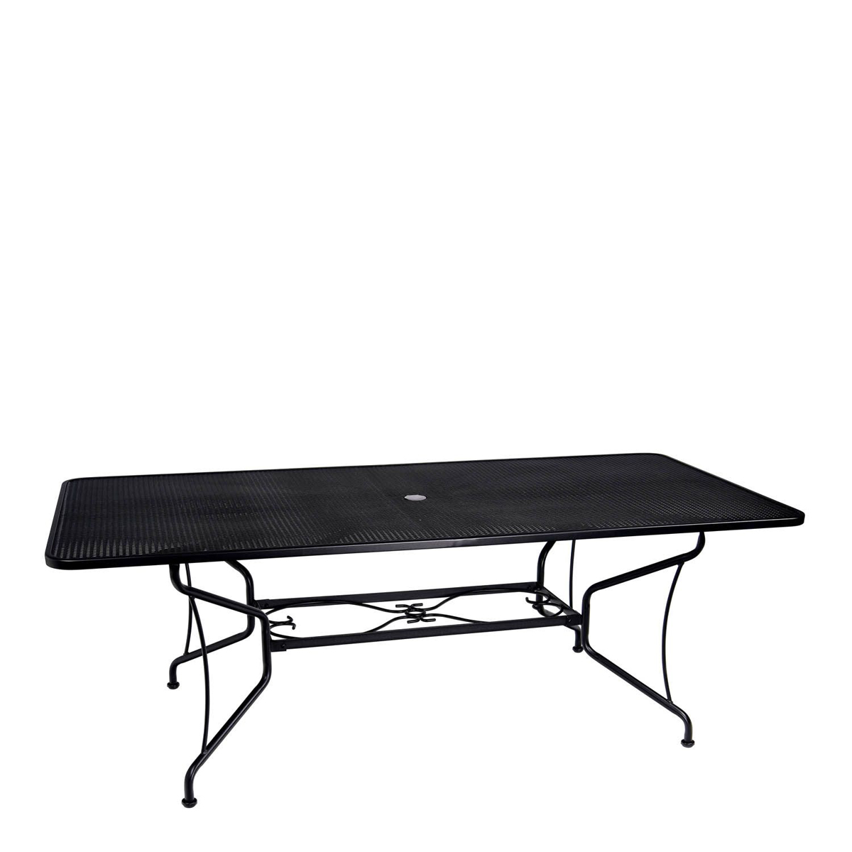 42 inch x 84 inch briarwood rectangular dining table – smooth black product image