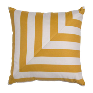 halo l-stripe mustard 20×20 throw pillow
